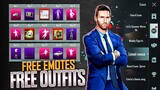 Get All For Free | Free Mythic Lobby | Free Emotes | Free Messi Outfits | New Event Full Explain