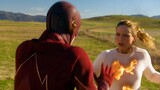 The Flash is too fast to burn Supergirl's chest