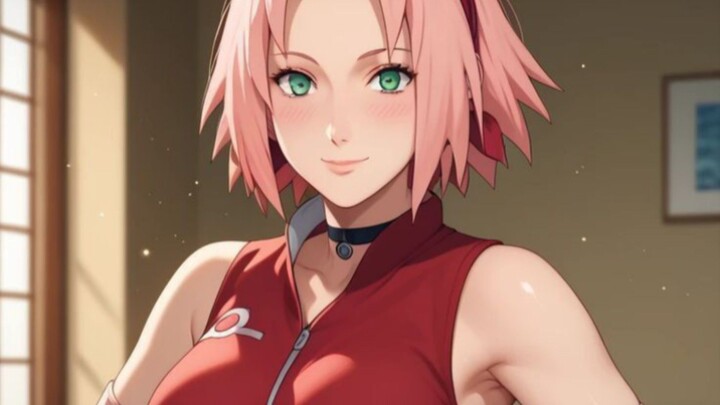 KELAKUAN SAKURA DIBELAKANG SASUKE