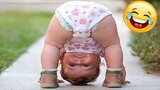 Videos De Risa 2022 nuevos 😂 Videos Graciosos - Lindo bebé jugando momentos al aire libre #5