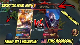 ZARAKI MANIAC LAWAN JUJUSOYAAA? | ZARAKI TAK KENAL JUJU | MLBB MALAYSIA