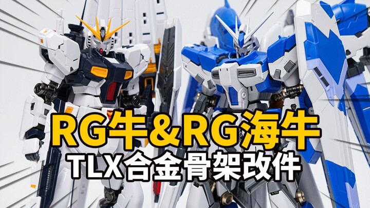 Is it really necessary to replace RG with an alloy frame? TLX alloy frame modified Cow Gundam & Mana