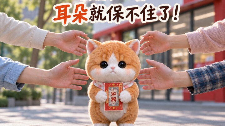 It’s fine to touch for good luck, but who’ll take responsibility if it gets rubbed bald?!