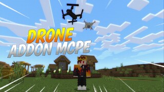 CARA BERMAIN DRONE DI MCPE 1.18 ! Wah bisa terbang beneran dan ada kamera nya juga ,KAYA ASLI ! 😱