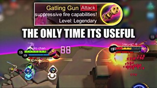 THE ONLY TIME IT WAS USEFUL | NEXUS GATLING GUN