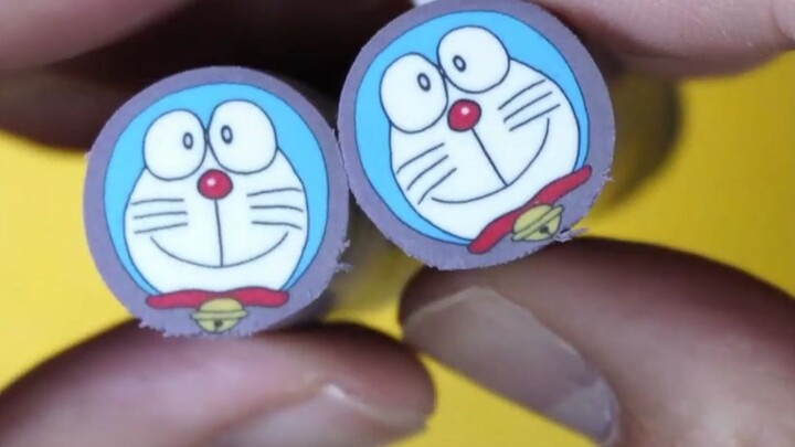 How to make clay Doraemon