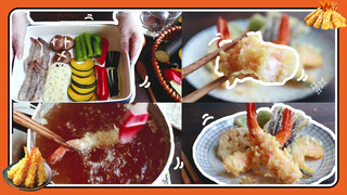 Tempura làm từ bột của Vượng Vượng Tiên Bối