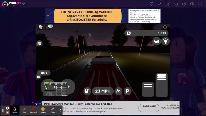 Playing Greenvile in Roblox I Am a FR