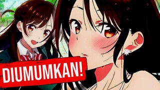 Akhirnya! Kanojo Okarishimasu Season 3 Episode 1 Rilis!