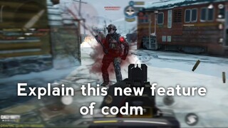 Explain this new feature of codm