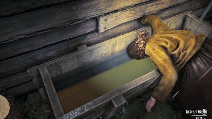 [Red Dead Redemption 2] A man drowns his wife. Could breaking the sink early have saved her?