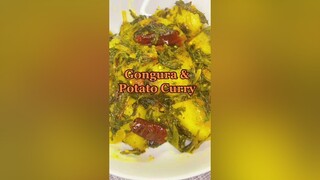 Happy Ugadi! Here's how to make Gongura & Potato Curry reddytocook reddytocookveg ugadi andhra telu