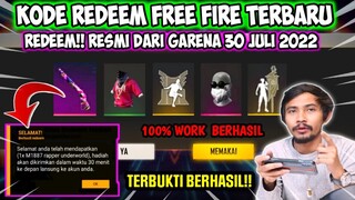 KODE REDEEM FREE FIRE TERBARU 30 JULI 2022 HARI INI