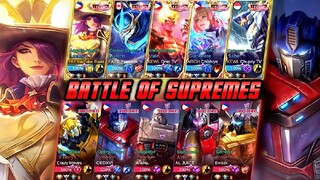 5 MAN SUPREME LEGEND SKIN VS 5 MAN SUPREME TRANSFORMERS SKIN!! (WHO WILL WIN?) RAXIE VS KEWL SQUAD!!