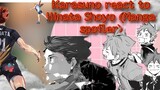 Karasuno react to Hinata Shoyo /Manga spoiler /Реакция Карасуно на Хинату Шоё [rus/eng ]