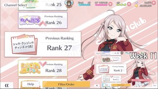 SIFAS Idol Channel Rankings [WW Week 12]