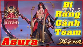 🌸OnmyojiArena: ASURA - Đi Rừng Cực Cơ Động, Di Chuyển Gank Cực Bá, THIÊN MA  Mất Lý Trí