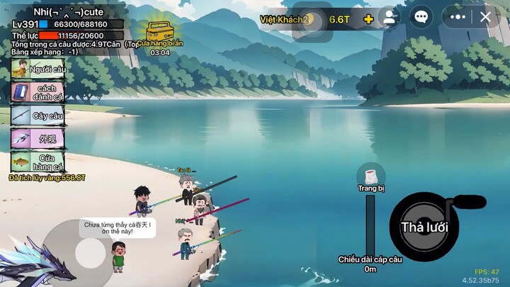 Câu cá bận cân updet