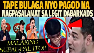 TAPE BULAGA HARAPAN BINASTOS!! PAOLO TO THE RESCUE SA SINIGAW NG CONTESTANT NA LEGIT D REATION VIDEO