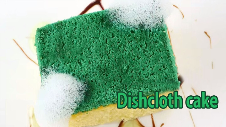 [Food][DIY]Making sponge cake in shape of dishwashing sponges