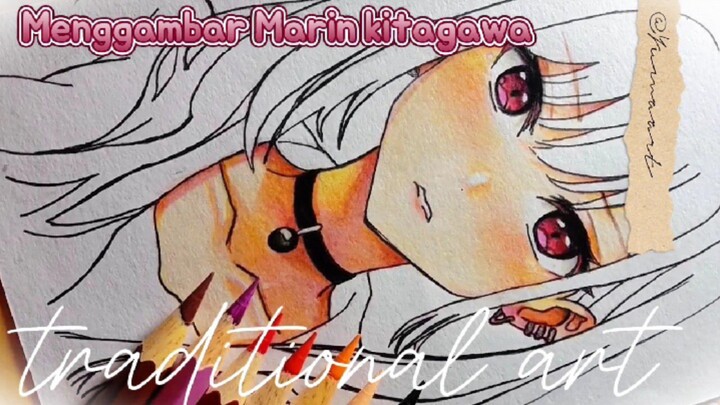 wangy wangy ~ 🌹 Mewarnai Marin kitagawa (≧▽≦)!! [ Yuma_Art ]