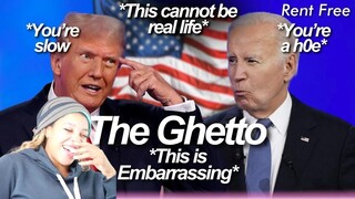 2024 Presidential Debate was GHETTO - Funniest Moments | Reaction