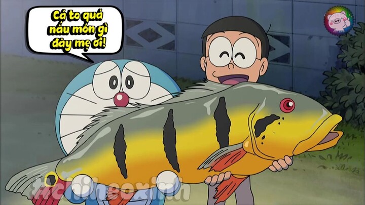 Doraemon - Nobita Và Doraemon Bắt Được Cá To Về tặng Mẹ