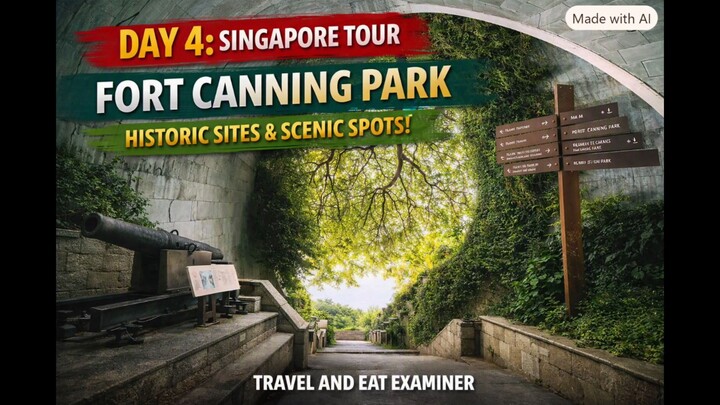 Day 4 – Fort Canning Park & Tunnel Singapore 🌿 | How to Reach Tunnel & Important Visitor Tips