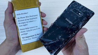 Restoring Galaxy Note 9 Cracked, Destroyed Phone restoration