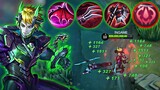 DYRROTH RED BUILD & EMBLEM IS TOTALLY OP ( UNKILLABLE LIFESTEAL HACK! ) MLBB