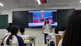 【Talk That Talk】A 14-year-old eighth-year student danced the entire song in class on Teacher's Day!