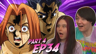 HE GOT CAUGHT!!! | Jojo's Bizarre Adventure Part 4 Ep 34 REACTION & REVIEW!!