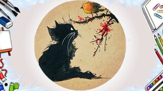 Siapa Bilang Gambar Kucing Itu Susah..?? 😆