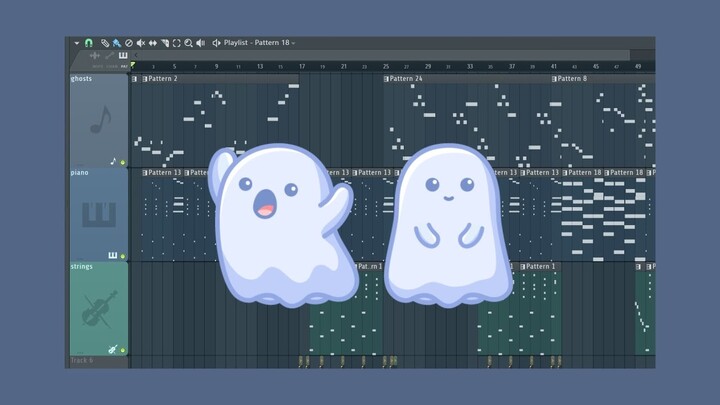 making ghost music sorta like louie zong