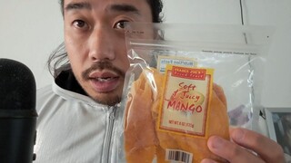 ASMR EATING SOUNDS - DRIED MANGO