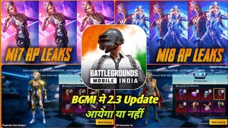 BGMI New 2.3 Update आयेगा?? RP M17 & M18 Royal Pass 1 to 50 Rewards Leaks Pubg/BGMI