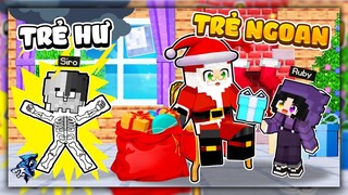 Minecraft nhưng Santa Sẽ Tặng Quà Cho Bạn Mỗi Phút? Siro Trẻ Hư Và Noob Ruby Trẻ Ngoan