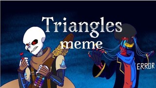 Triangles meme | Undertale | Error and Ink