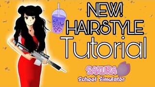 New hairstyle In SAKURA School Simulator | Trending Hairstyle | Tutorial! 💖