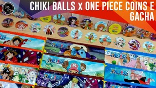 [ GACHA ] Chiki Balls x One Piece ワンピース Coins E Koin Luffy ルフィ Nami ナミ Zoro ゾロ Sanji サンジ Usopp ウソップ