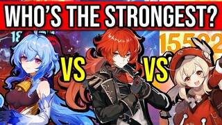 DPS SHOWDOWN! Lvl90 Ganyu vs Diluc vs Klee! The Results WILL Surprise You - Genshin Impact