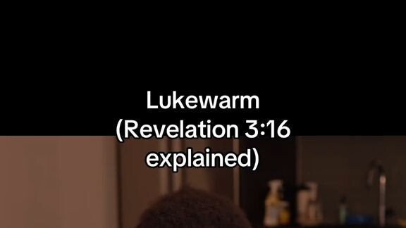 WHAT IS BEING LUKEWARM REALLY IS?