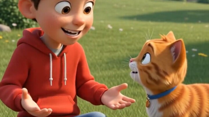 Brave Cat Save Boy Life 💪🧬