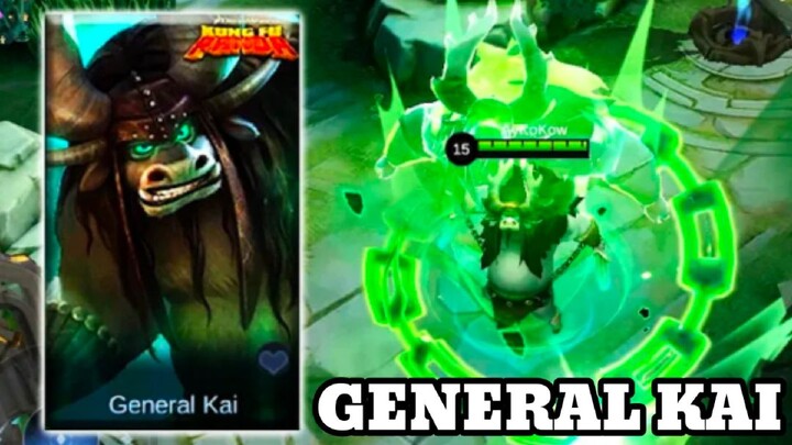 THAMUS " GENERAL KAI " Kung Fu Panda Skin (Mlbb)