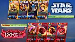 Star Wars Vs New Exorcist Squad | Battle of Famous Youtubers Vs TikToker/Streamers!! 😱 | Who Win? 👑