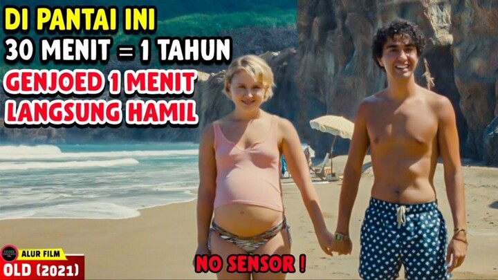 Terjebak Di Pantai Aneh Yang Membuat Semua Manusia Jadi TUA Dalam 1 Hari || OLD (2021)