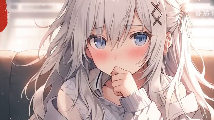 [Fall in love with cat girls] They say that domestic white cats are the most obedient, but why is it