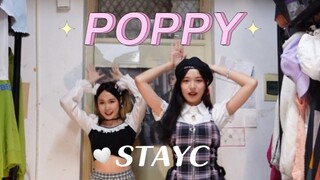 STAYC's dance is so cute! POPPY POPPY LOVE LOVE~