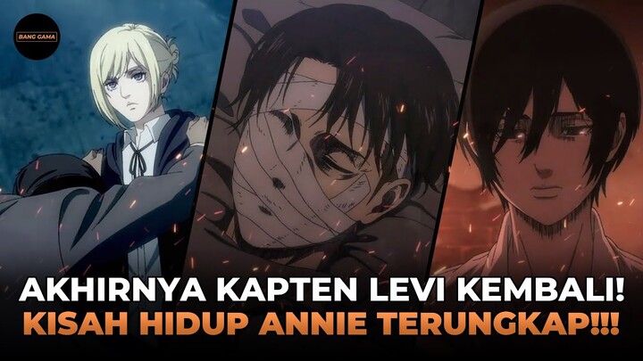 AKHIRNYA KAPTEN LEVI KEMBALI! KISAH HIDUP ANNIE LEONHART TERUNGKAP! - Attack On Titan Episode 82