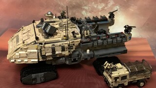 长度接近1米 ！用6k片美家宝零件打造出来的超级作品